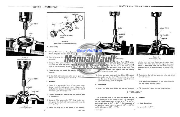 Ford 6000 tractor shop manual sample