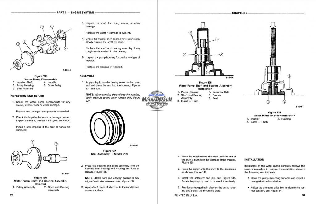 Ford New Holland 1920, 2120 Tractor Repair Manual