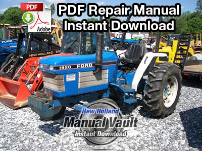 FORD NEW HOLLAND 1920 2120 TRACTOR SERVICE REPAIR MANUAL TECHNICAL SHOP BOOK 