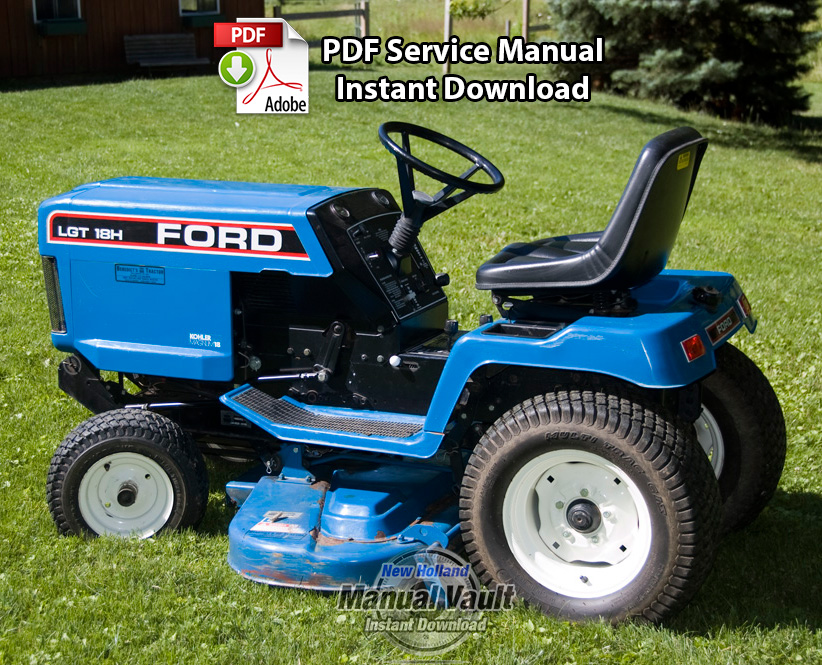FORD LGT 09GN2203 09GN2204 GEAR HYDRO DRIVEN LAWN GARDEN TRACTOR SERVICE MANUAL