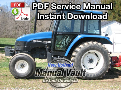 NEW HOLLAND TRACTOR 4835 5635 6635 7635 SERVICE WORKSHOP MANUAL 