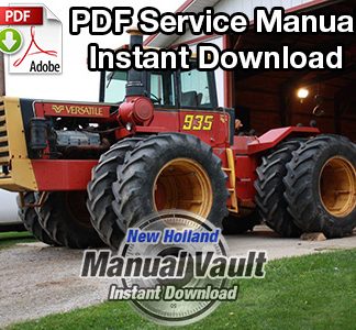 Ford Versatile 835, 855, 875, 895, 935, 950 Tractor