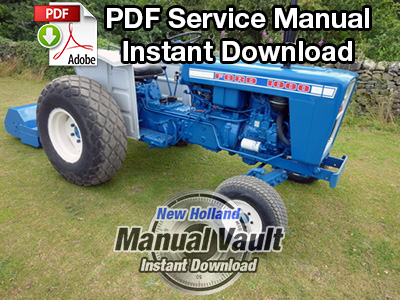 Ford 1000 1600 Tractor Service Manual Manual Vault
